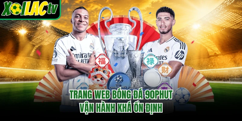 Trang web bóng đá 90phut vận hành khá ổn định